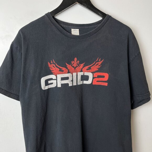 Intel Promo 2013 Grid 2 Black L Racing Tee Unisex Fit - Picture 5 of 16